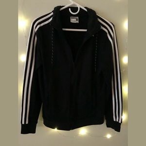 Black Trending Adidas Zip-Up